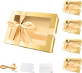 Gold Mothers Day Clear Gift Boxes with Windows 9x6.5x3.8 in - Gift