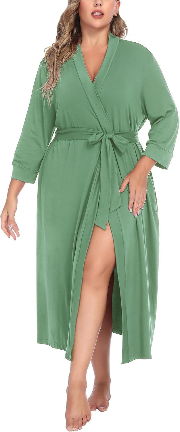 IN'VOLAND Womens Plus Size Kimono Robes for Ultimate Comfort