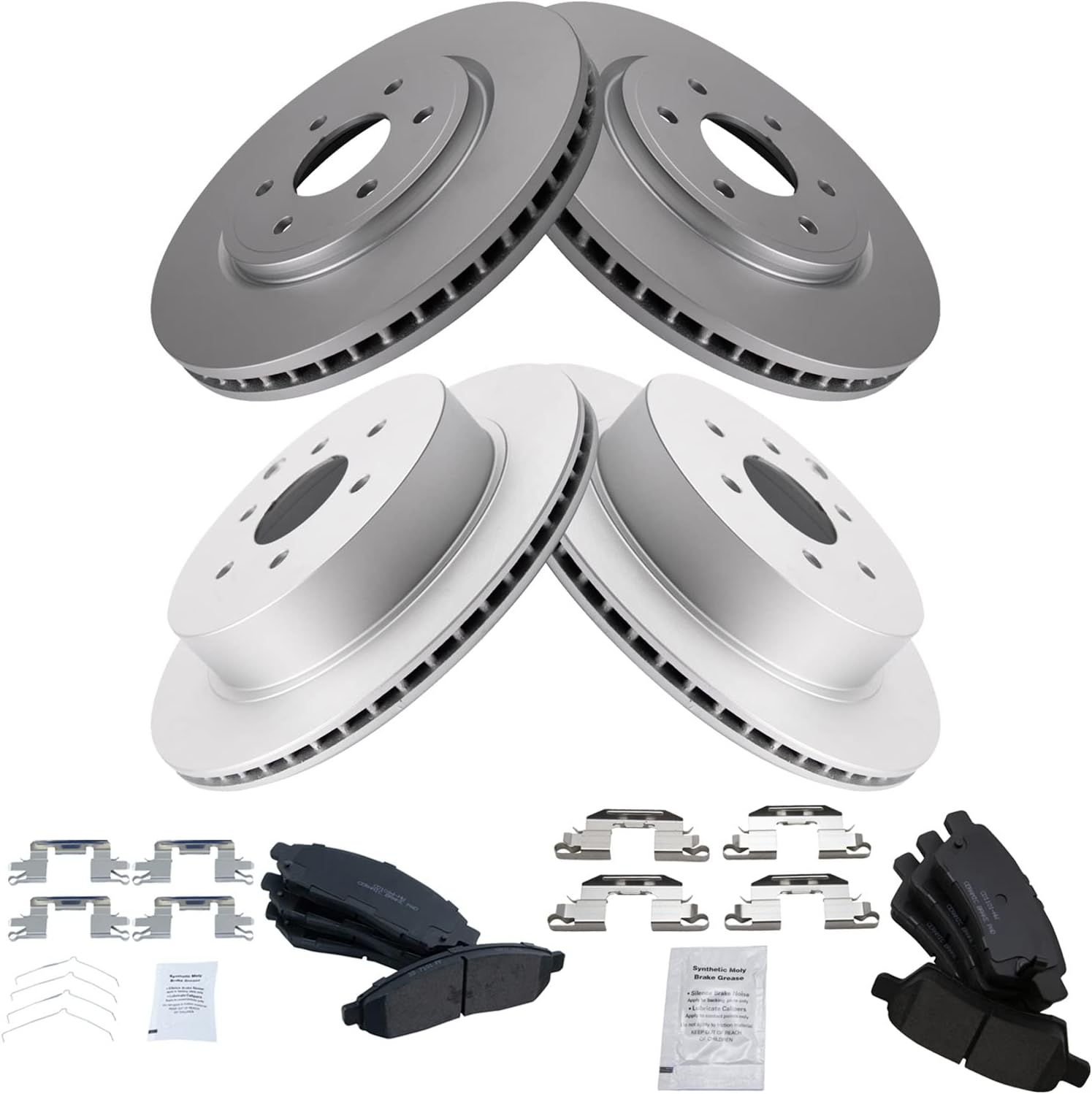 Premium Brake Pad & Rotor Kit for 2005-2012 Nissan Pathfinder