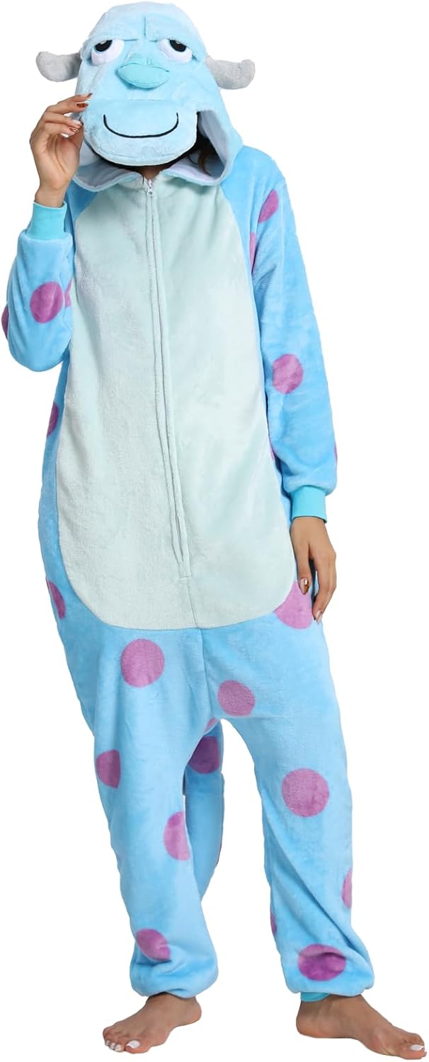 Unisex Adult Animal Onesie Pajamas for Cozy Homewear Fun