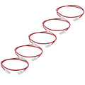 TRUECABLE Cat6 Patch Cable 2ft Red - 10G High-Speed