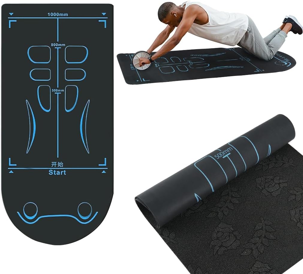 Non-Slip Exercise Mat: Extra Long Protection
