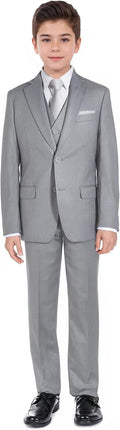 Marvelous World Boys' Formal Slim Fit Suit Set - Complete (Style 1Y16)