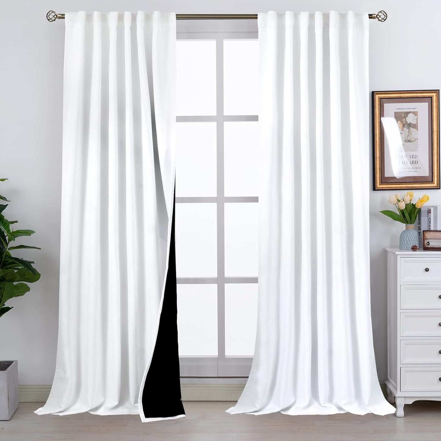 BGment Full Blackout Curtains for Total Room Darkening Effect