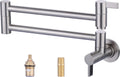 ARCORA Modern Pot Filler Wall Mount Faucet - Brushed Nickel