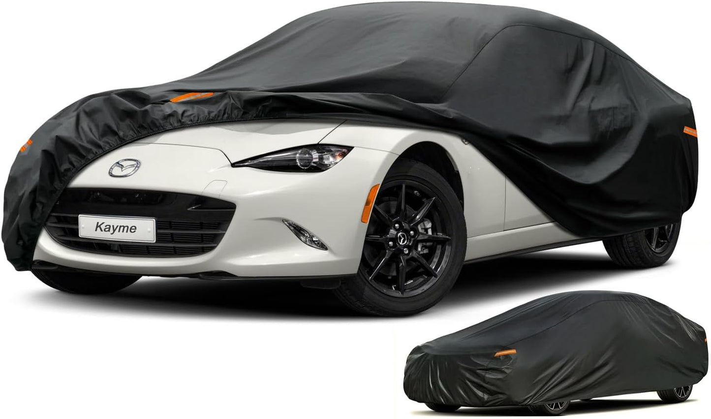 Kayme 7 Layers Heavy Duty Car Cover for All Weather Protection