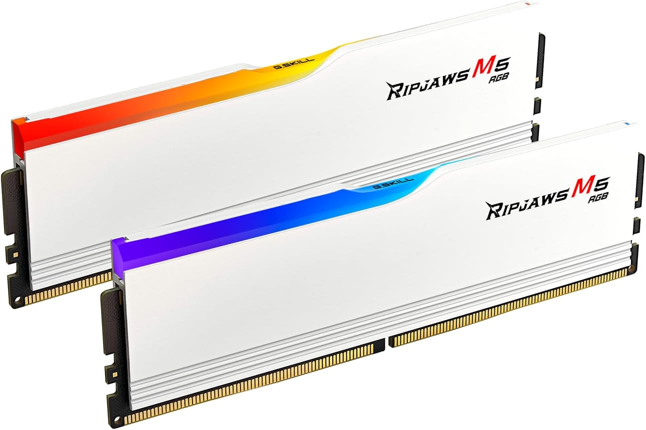 G.SKILL Ripjaws M5 RGB DDR5 RAM 96GB 5200MT/s for Gaming