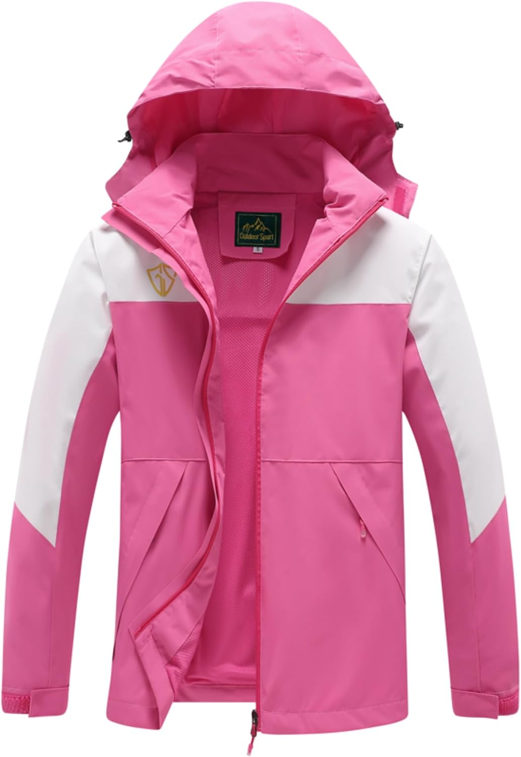 GIISAM Women's Waterproof Lightweight Rain Jacket with Hood