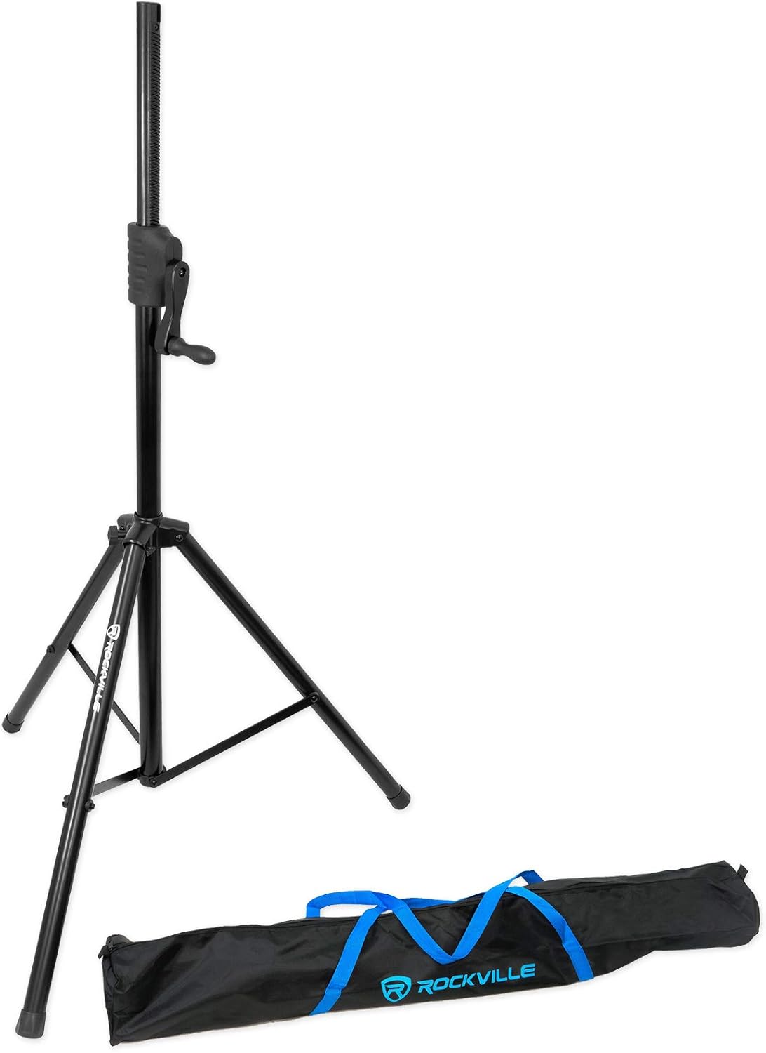 Rockville RVCS2 Heavy-Duty Tripod Speaker Stand for DJs