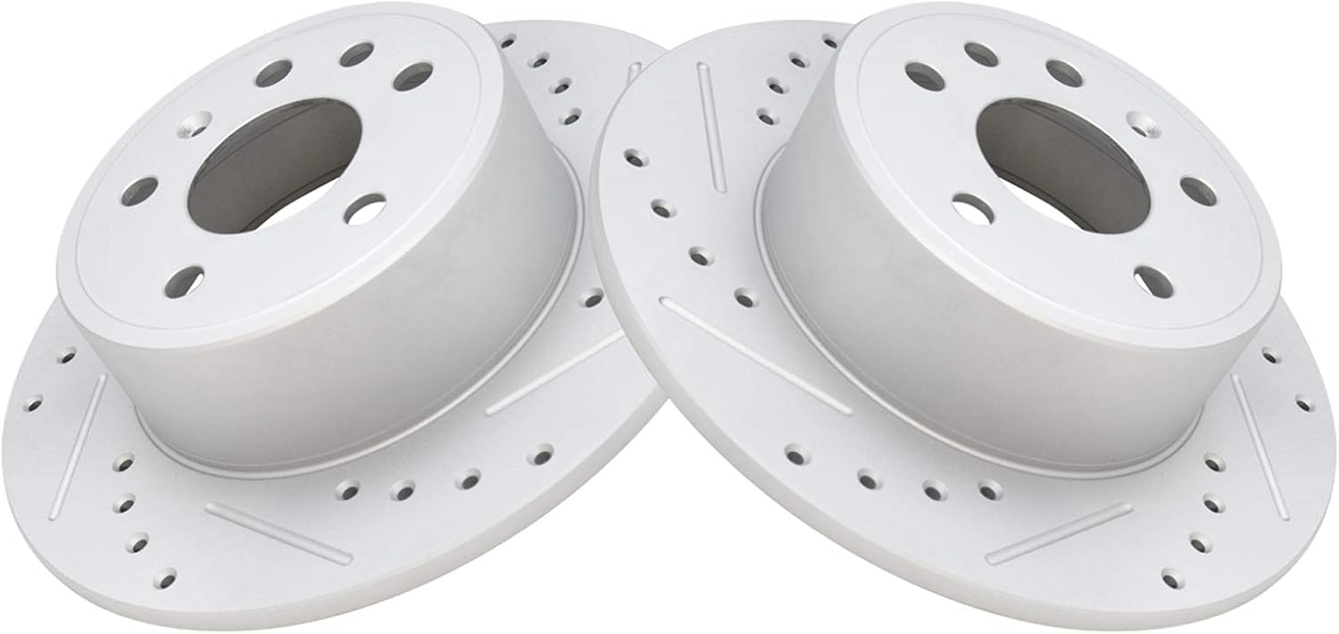 TRQ Rear Performance Brake Rotor Set for Saab and Saturn Models
