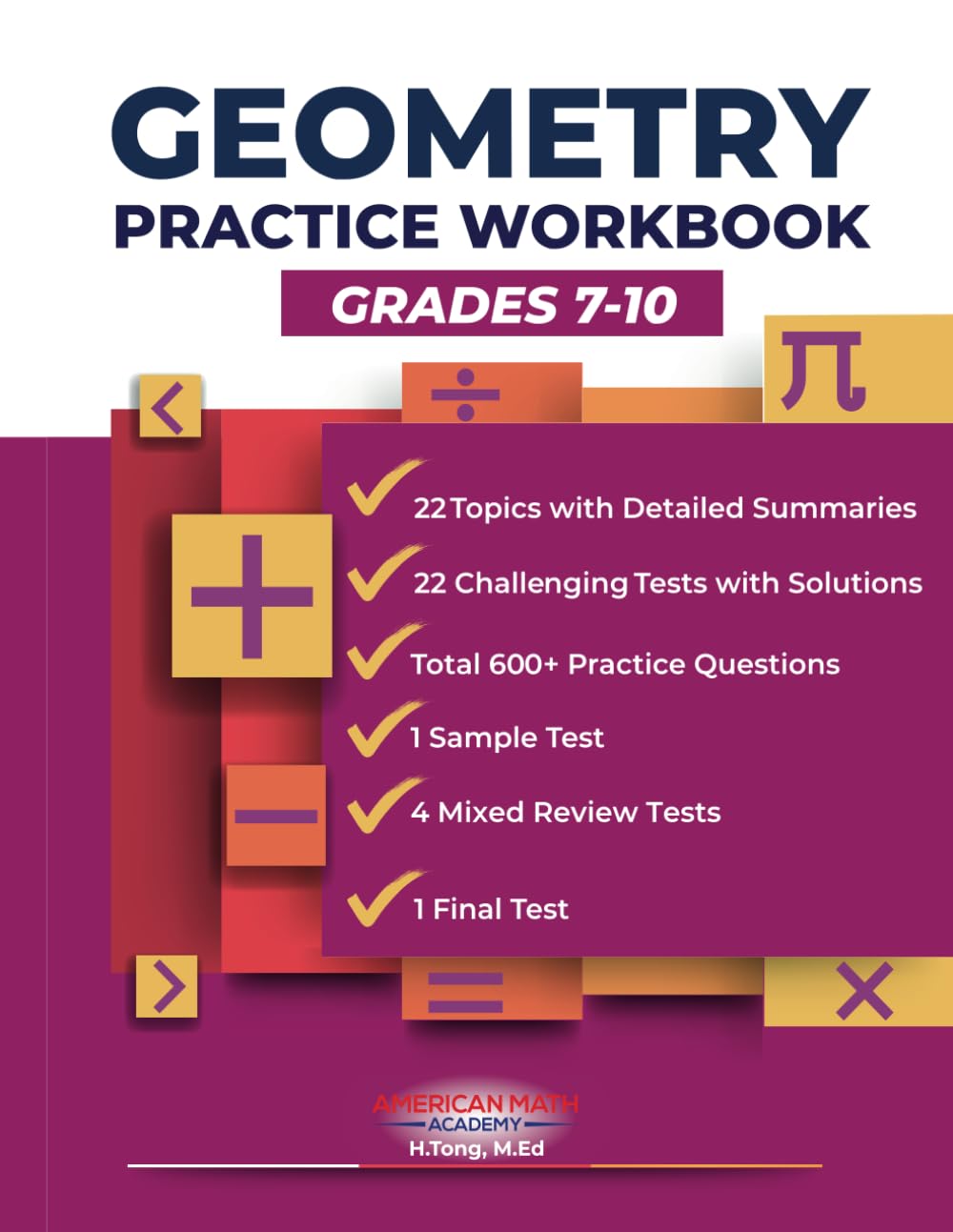 Geometry Practice Workbook for the SAT & PSAT - Essential Guide