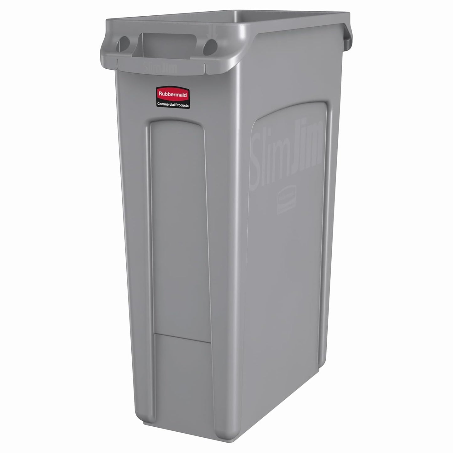 Rubbermaid Slim Jim 23 Gallon Trash Can with Venting Channels