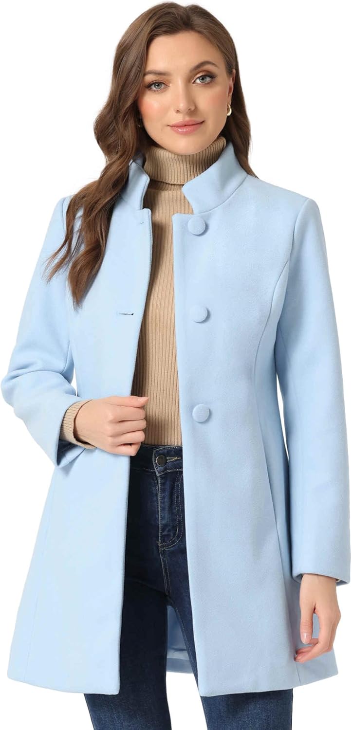Allegra K Women's Winter Overcoat for Stylish Cold Weather Wear