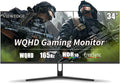 Gaming Monitor 34 in WQHD 165Hz 1ms - Immersive Ultrawide Display