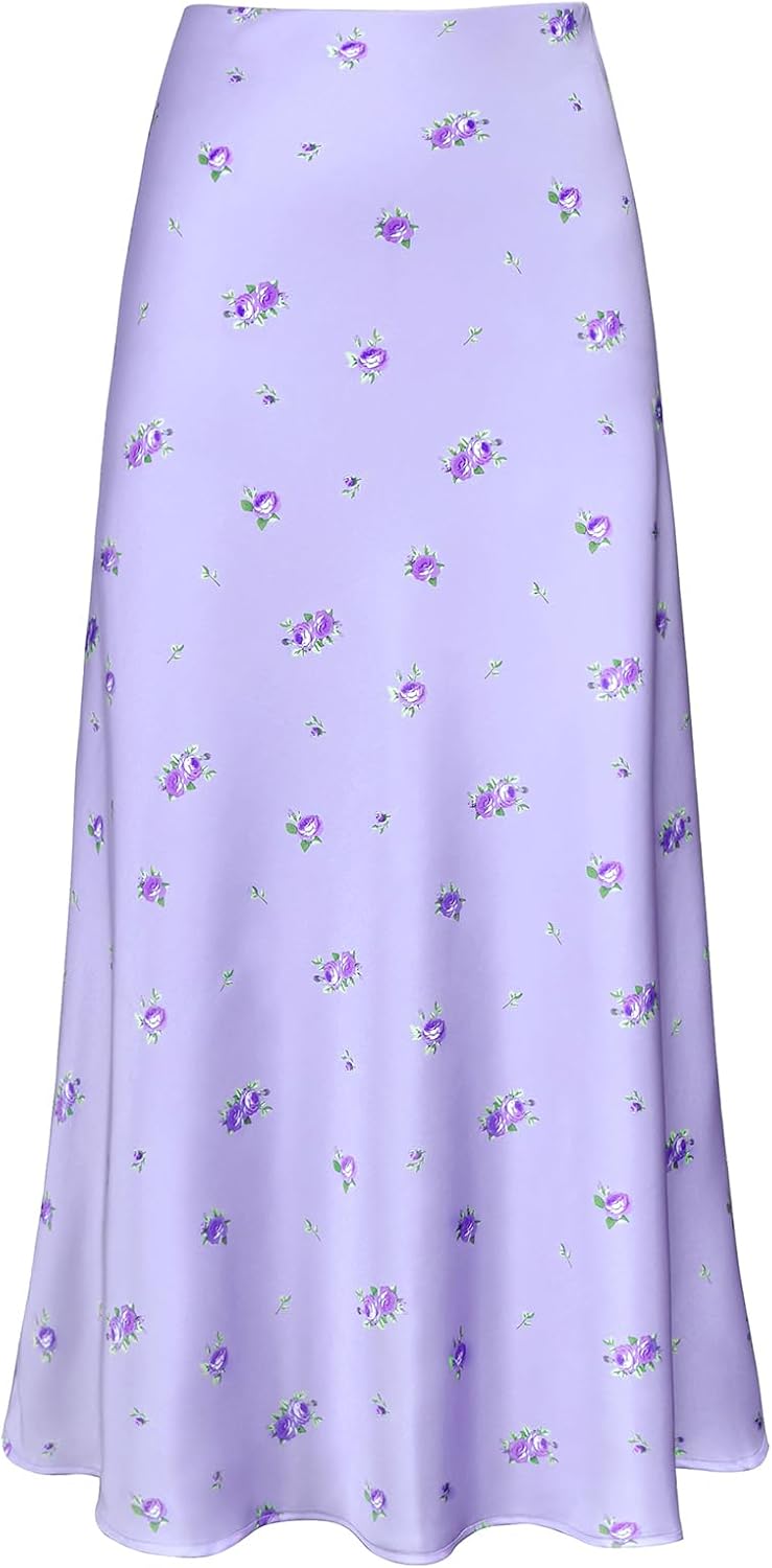 Women's Satin High Waisted Maxi Skirt for Every Occasion