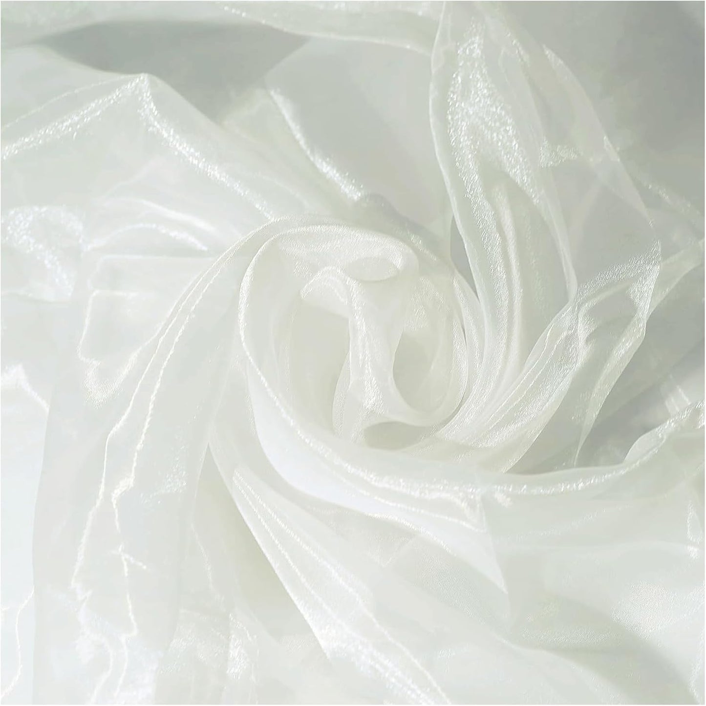 MDS Pack of 35 Yard Sheer Organza Fabric for Elegant Events