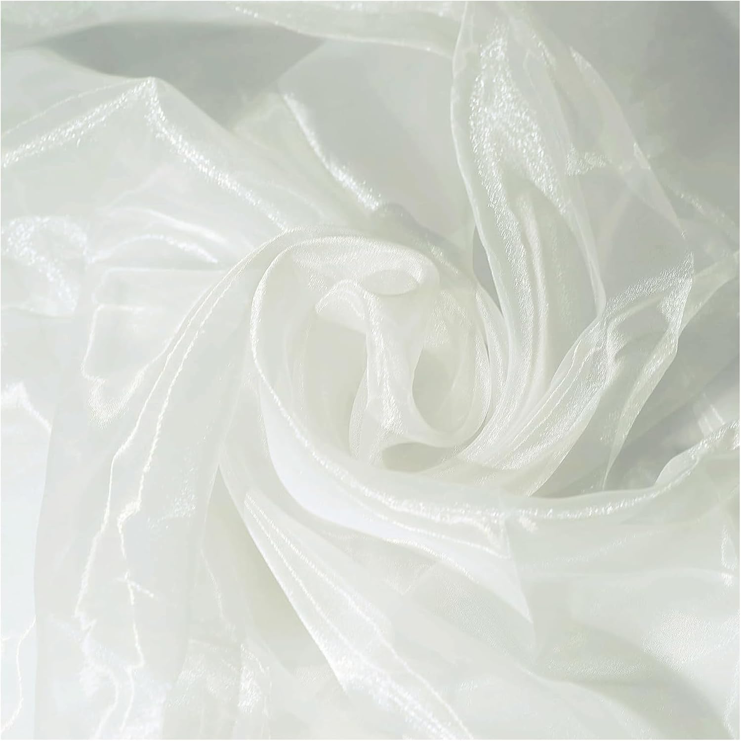 MDS Pack of 35 Yard Sheer Organza Fabric for Elegant Events