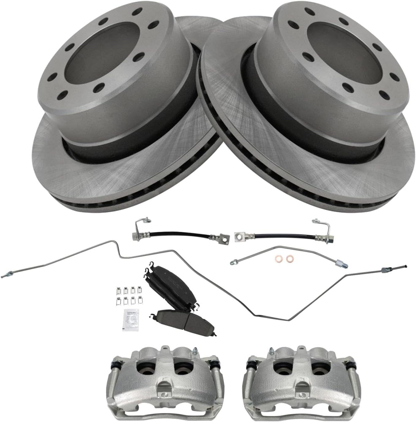 TRQ Rear Brake Pad & Rotor Kit for 2009-2013 Dodge Ram Models