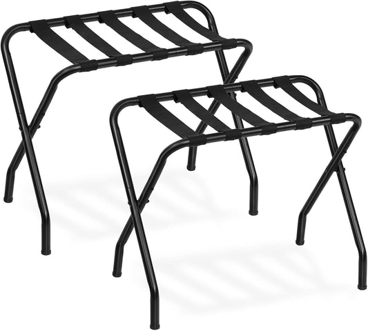 HOOBRO Luggage Rack for Guest Room, Foldable Suitcase Stand