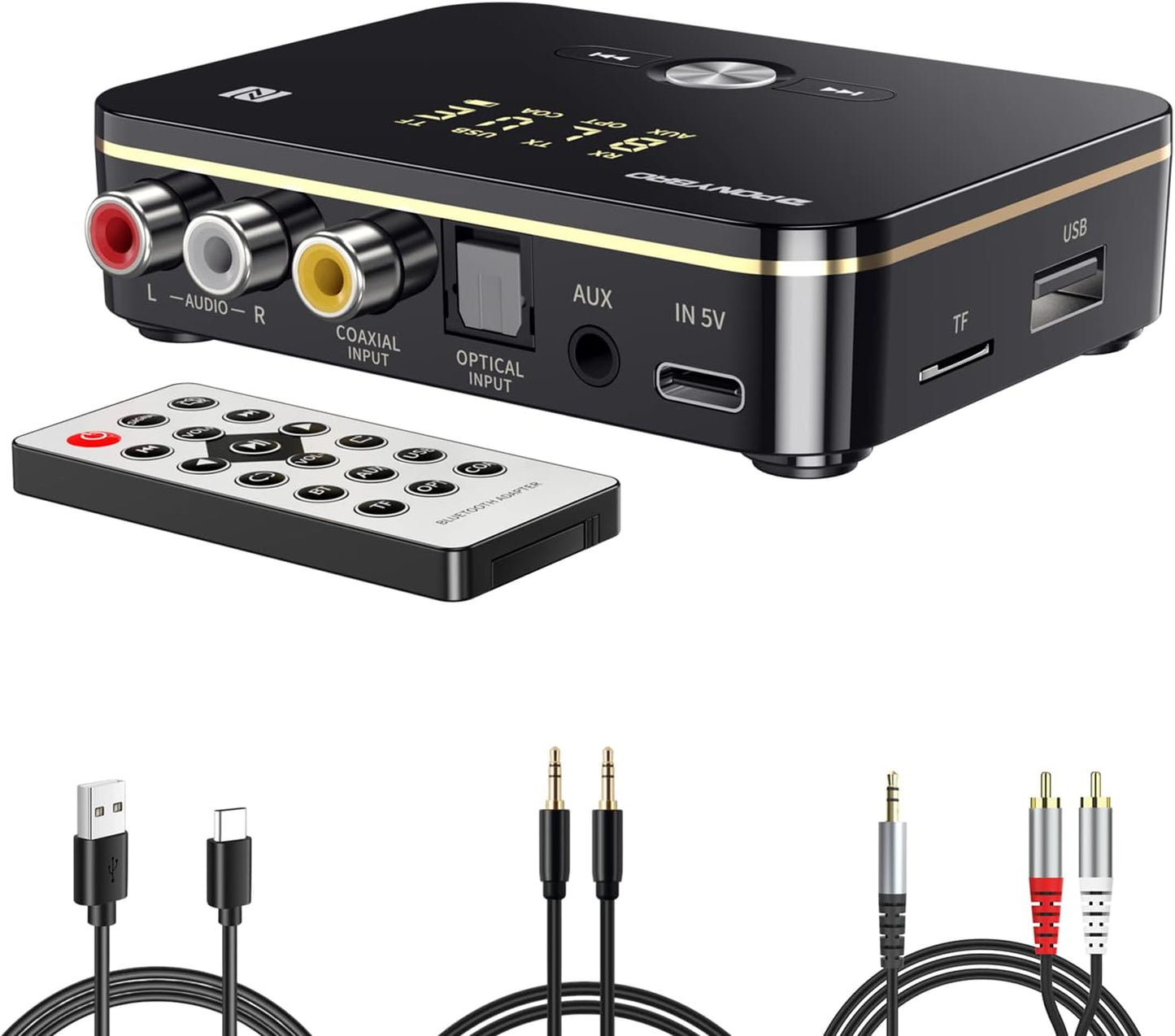 PONYBRO Hi-Fi Bluetooth 5.0 Audio Adapter