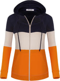 Hibelle Womens Full-Zip Fleece Lined Hoodie - Warm, Lightweight Fit
