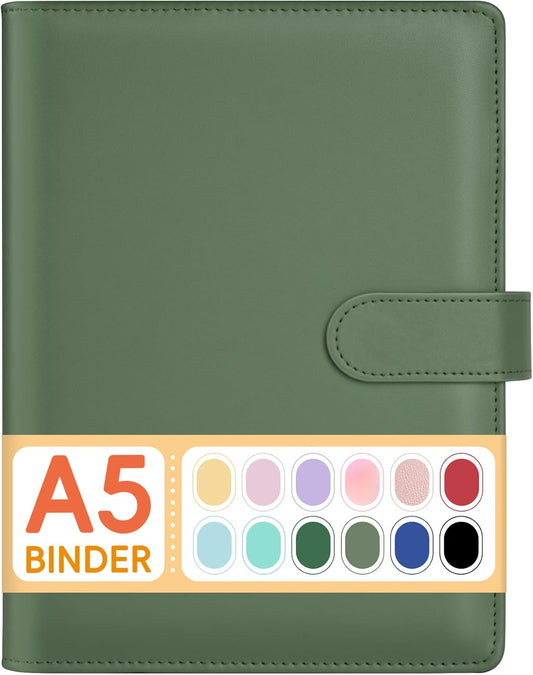 Sooez A5 Stylish Binder | Magnetic Closure | Macaron Colors
