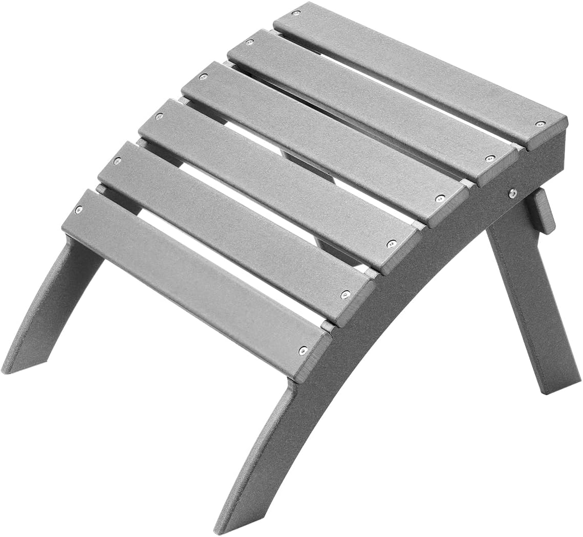 VEVOR Adirondack Ottoman - Durable Folding Foot Rest for Outdoors