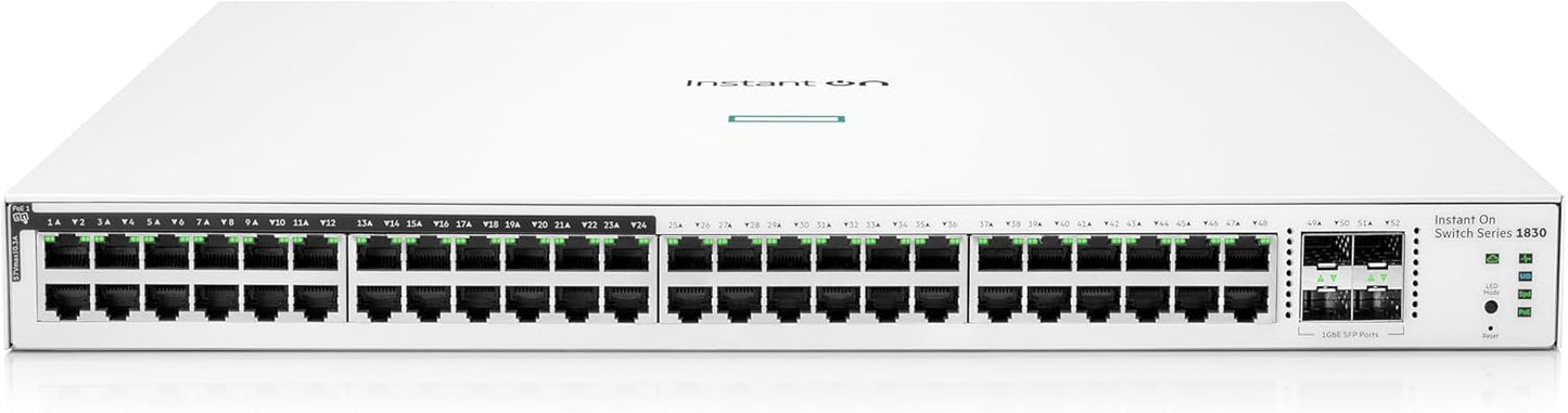 HPE Networking Instant On 1830 48-Port Gb Smart-Managed Switch