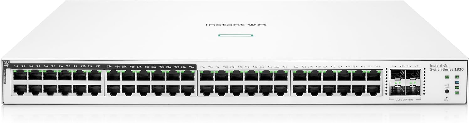HPE Networking Instant On 1830 48-Port Gb Smart-Managed Switch