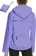 baleaf Women's Waterproof Windbreaker Jacket - Packable Lightweight 6