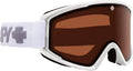 SPY unisex-adult Protection sports Crusher Elite Matte White - Clear