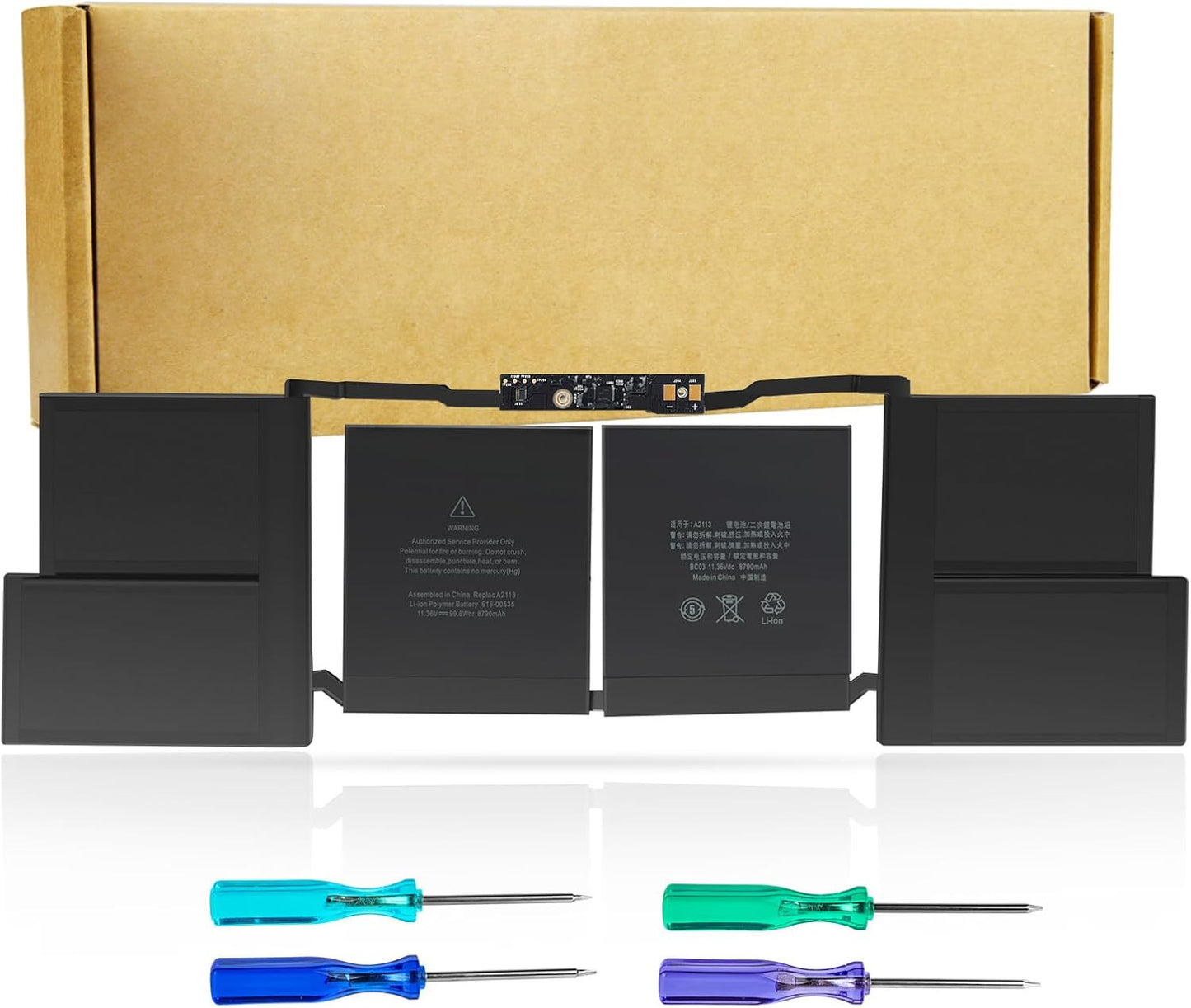 Futurebatt A2113 A2141 Battery for MacBook Pro 16-inch Models