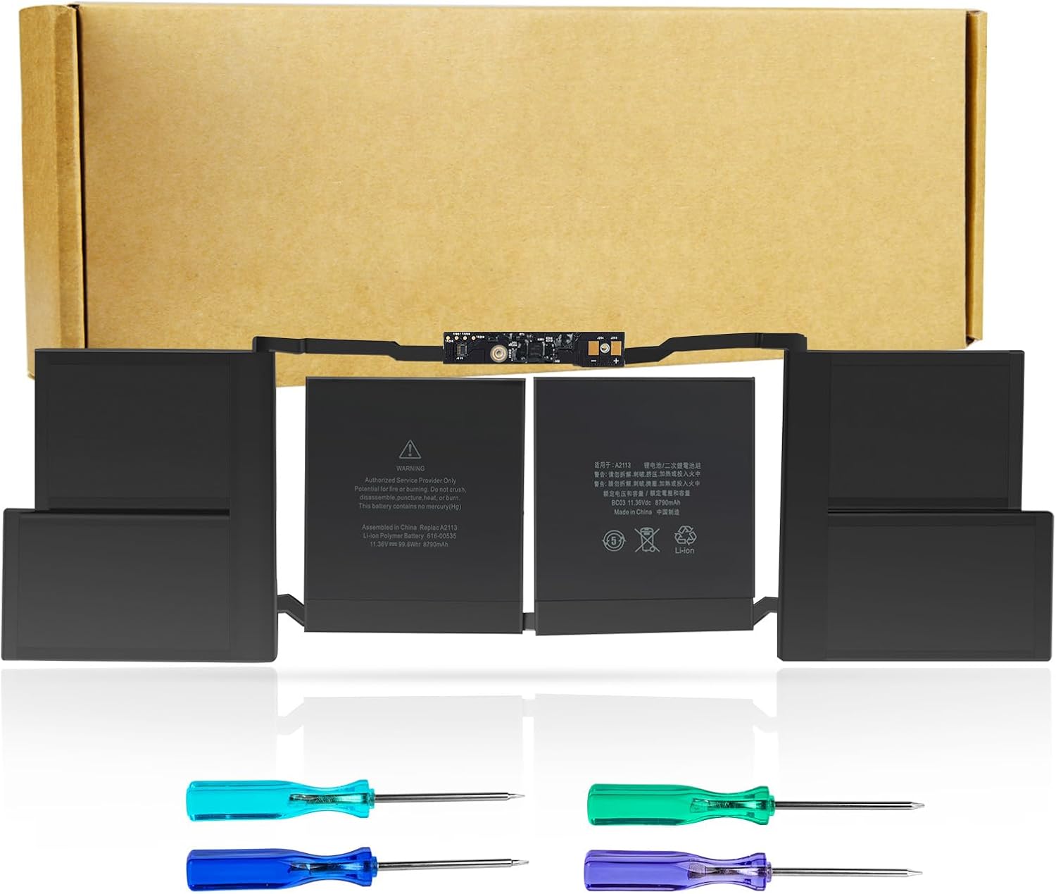 Futurebatt A2113 A2141 Battery for MacBook Pro 16-inch Models