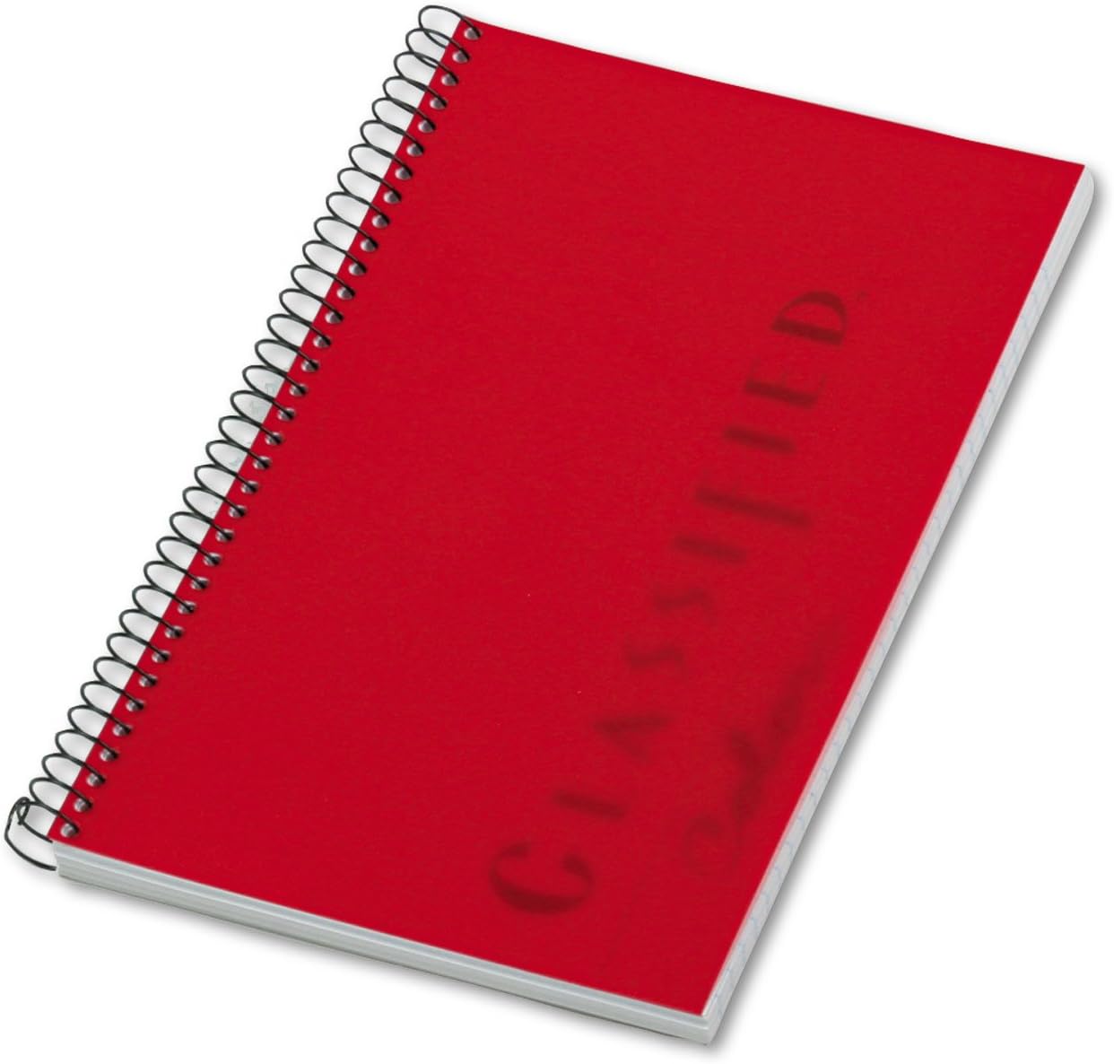 Business Notebook: College-Ruled, Ruby Cover, 100 Sheets