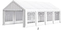 PHI VILLA 26ftx13ft Heavy Duty Party Tent - Large Commercial Canopy