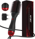 Dual Voltage Hair Dryer Brush for Travel - One Step Hot Air Styler