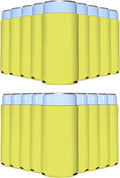 Slim Can Cooler Sleeves 200 Pack Yellow - Skinny Insulated Sleeves