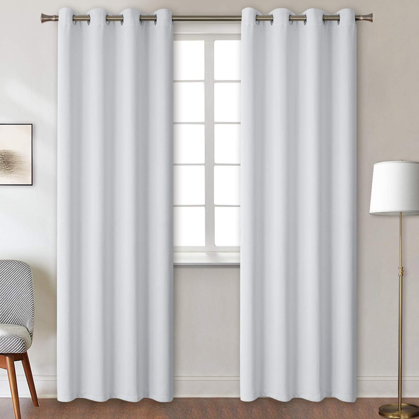 Room Darkening Curtains for Bedroom - Grommet Thermal Insulated