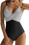 One Piece Tummy Control Swimsuit - V Neck Slimming Monokini
