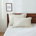 100% Linen Pillow Case King Size Set of 2 - Breathable All-Season
