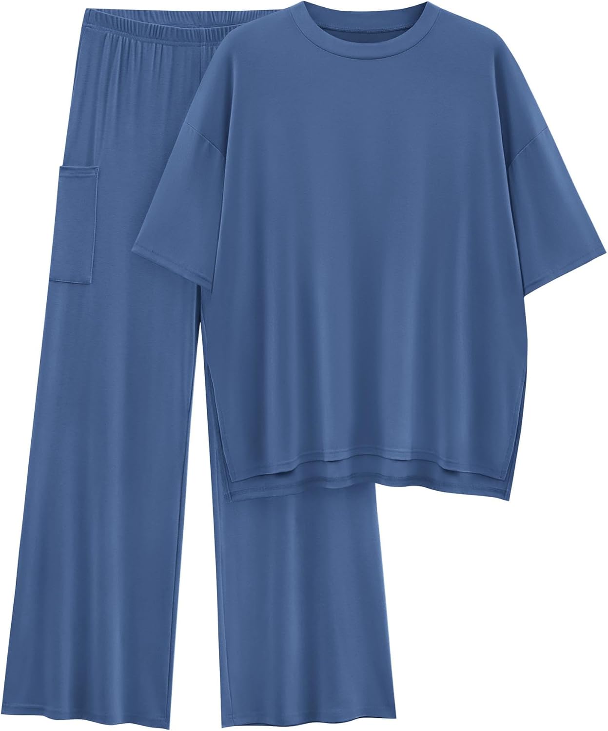 KIRUNDO Womens 2 Piece Outfits for Summer Casual Comfort