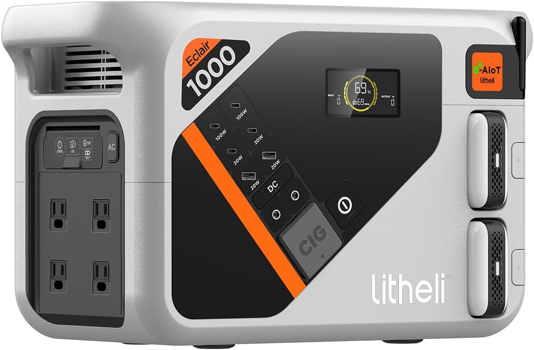 Litheli Eclair 1000: Fast Charging Power for Outdoor Fun!