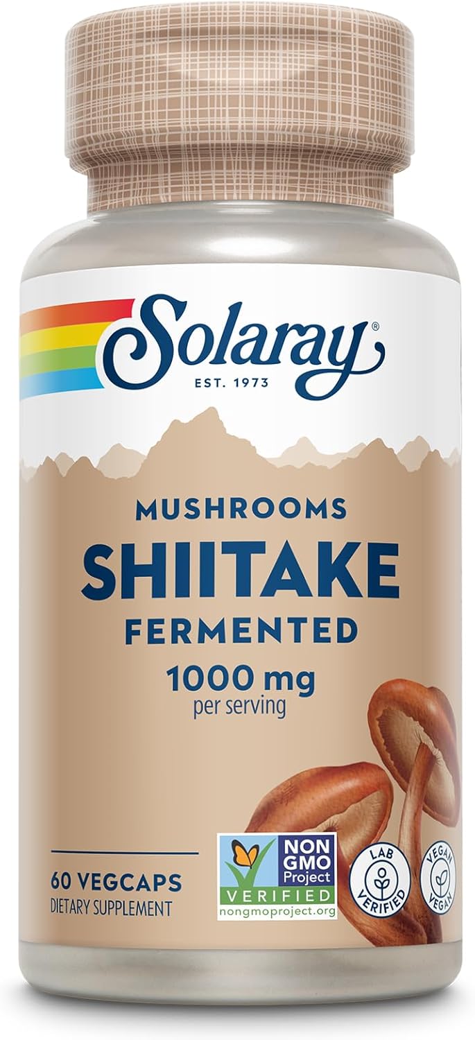 Fermented Shiitake Mushroom 500mg for Immune Support & Health