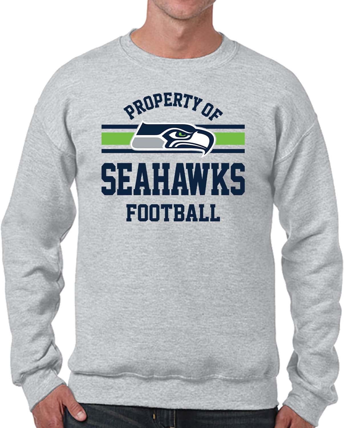 Seattle Seahawks Crewneck Fleece Sweatshirt for All Fans