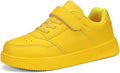 DSWED Unisex-Child Leather Running Sneakers for Lightweight Comfort