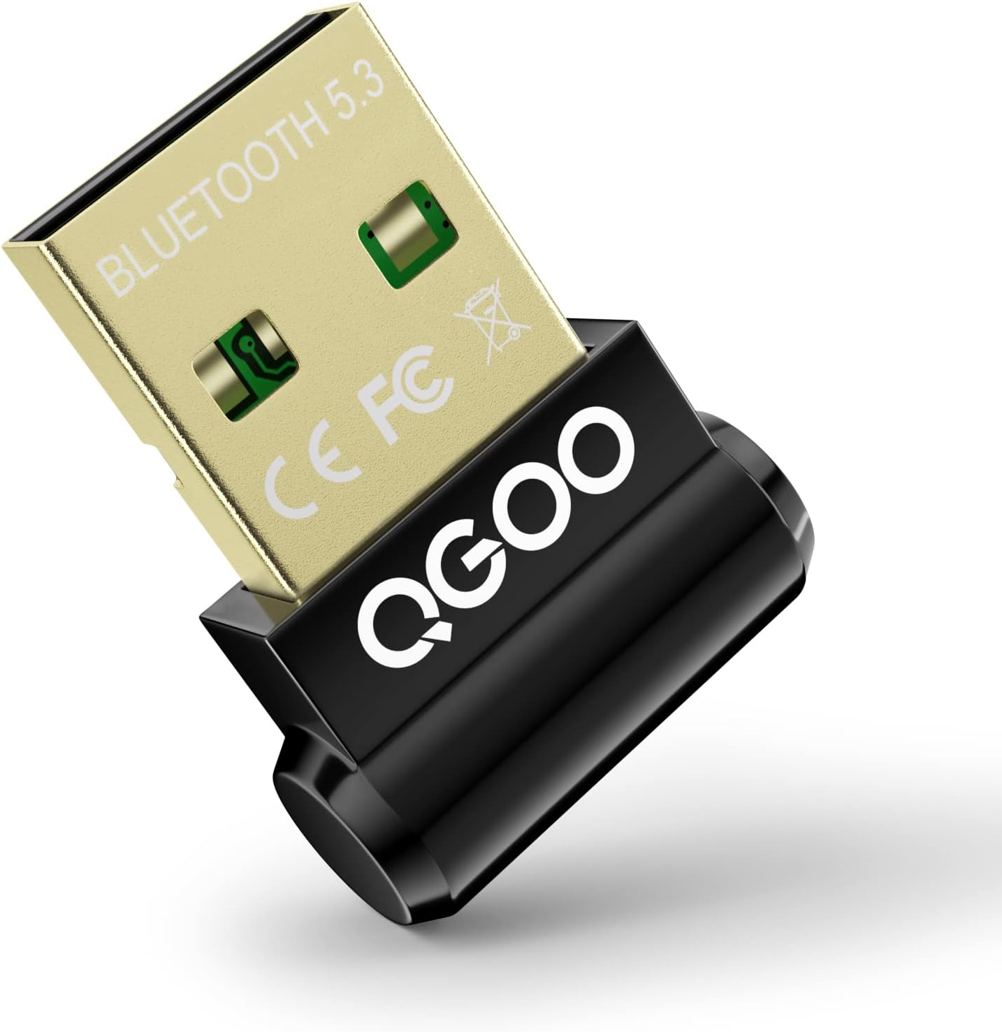 QGOO Bluetooth 5.3 USB Adapter - Effortless Plug & Play
