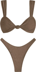 Women's ZAFUL 2025 Cheeky High Cut Bikini Set Perfect for Summer