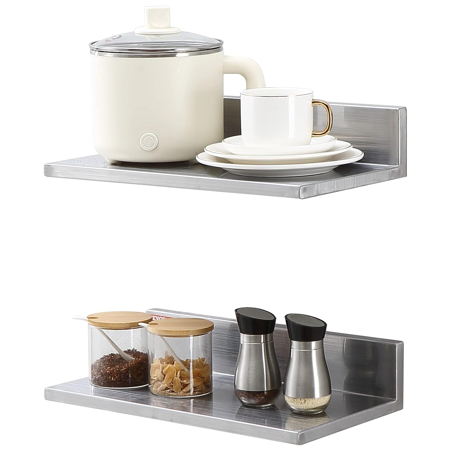 VEVOR Stainless Steel Wall Shelf for Kitchen and Home Use