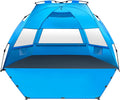 MIRUS Deluxe XL Beach Tent: UPF50+ Sun Protection & Spacious Design