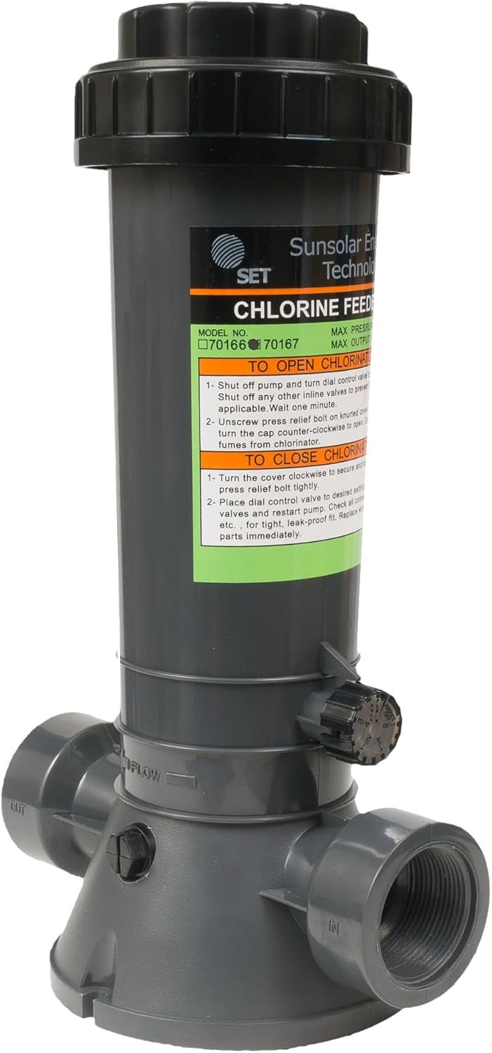 Sunsolar Automatic Chlorinator for Above Ground and In-Ground Pools